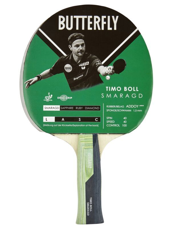 Butterfly® Tischtennisschläger Timo Boll Smaragd | Kübler Sport
