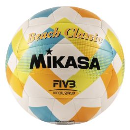 Mikasa Beach Classic Volleyball – Offizielle Größe, Weicher Bezug, Butyl-Airlock-Blase