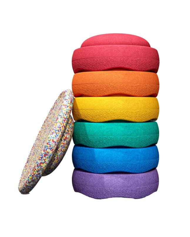 Stapelstein Rainbow Set Classic, 7er-Set