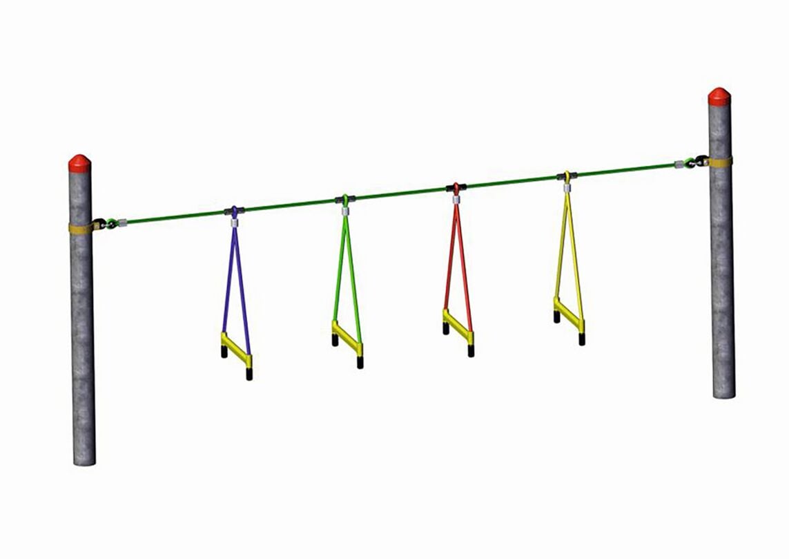 Seilparcours Haiger Strickleitersprossen (ohne Pfosten)