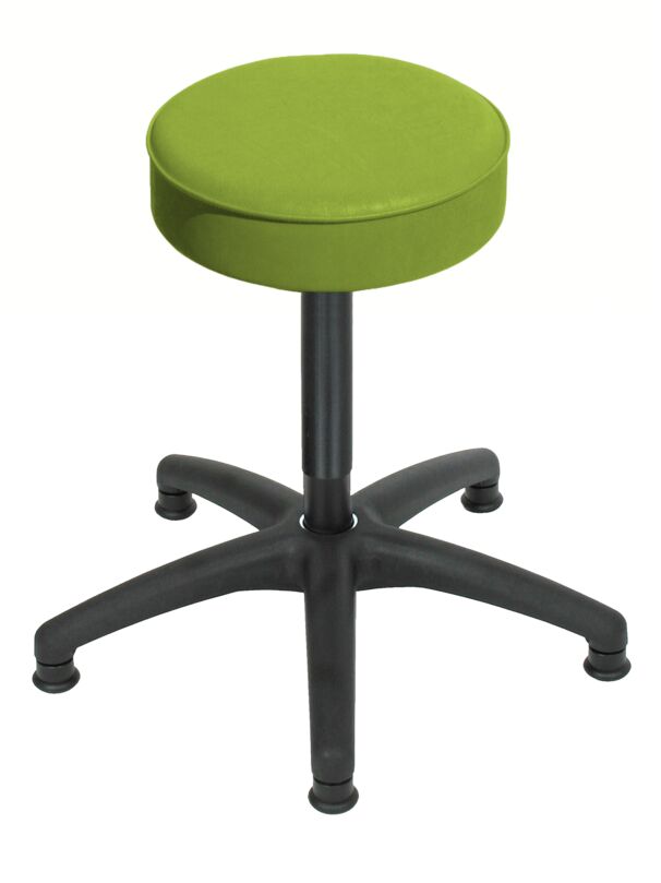 Lotz Drehhocker Kunststoff mit Gleiter, Limone