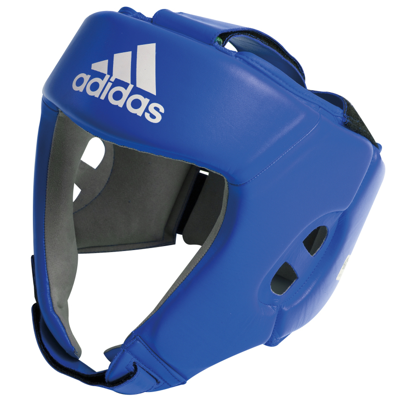 Adidas Kopfschutz AIBA, Blau, M