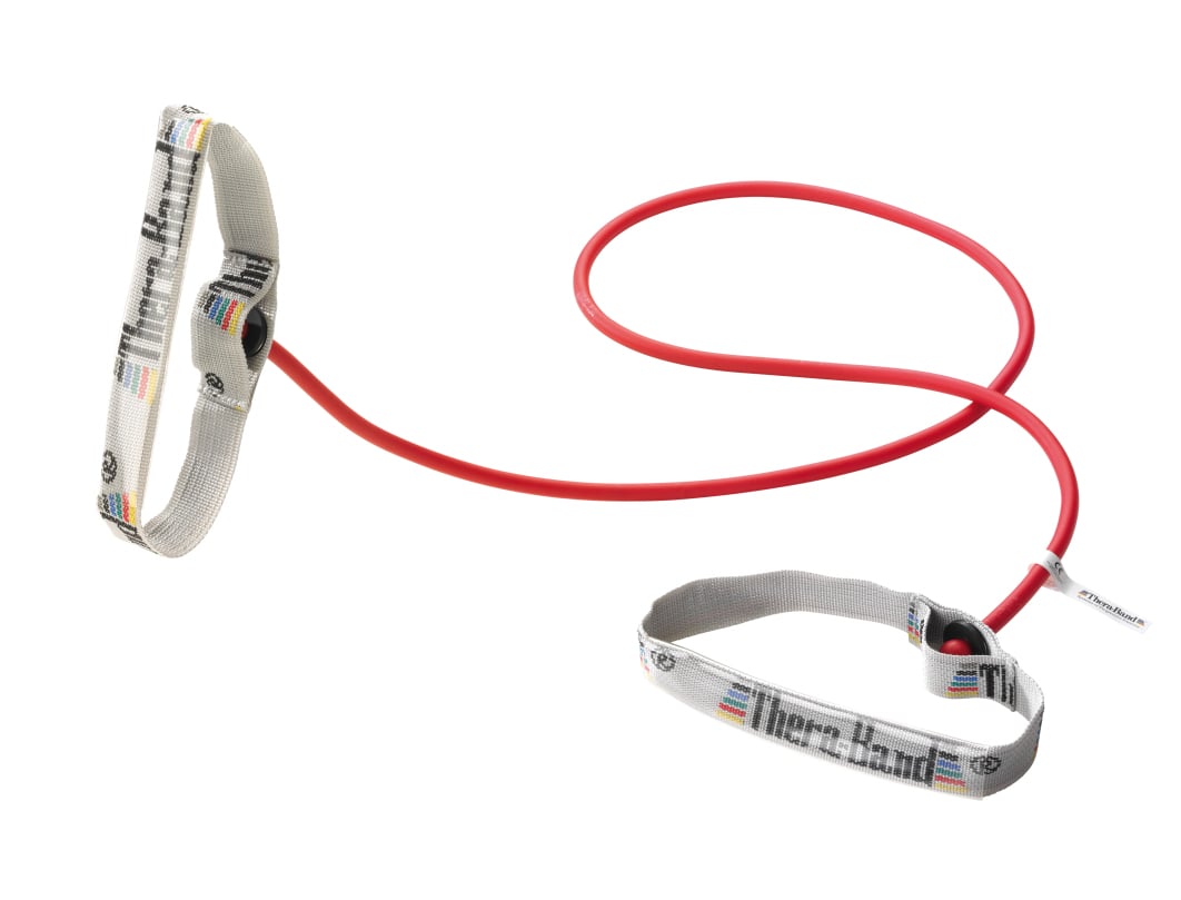 TheraBand Bodytrainer Tubing (flexible Griffe), mittel