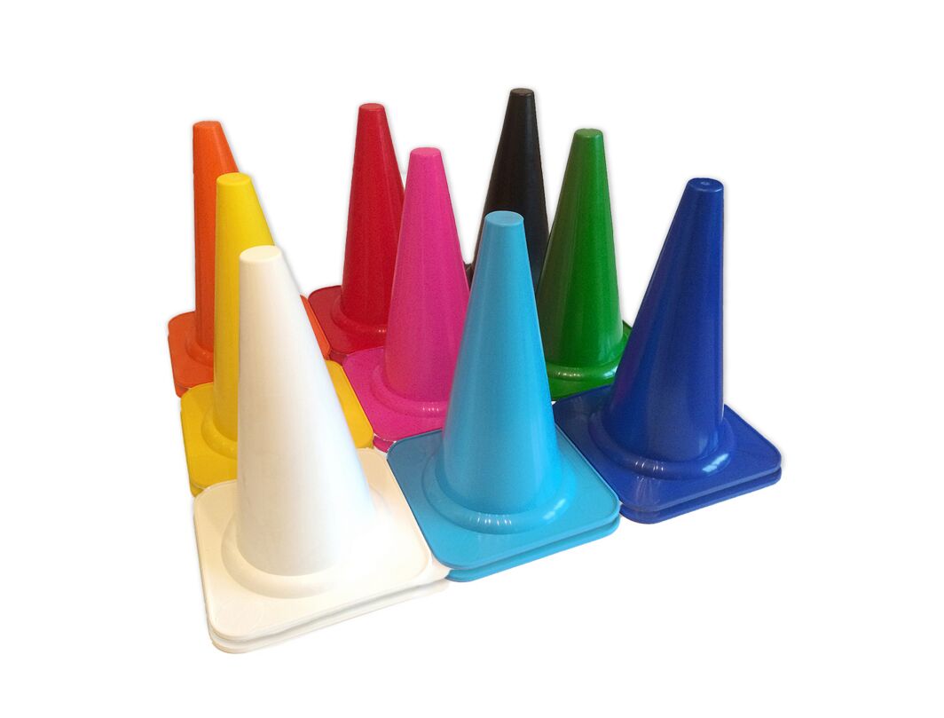 Kübler Sport XXL Markierkegel-Set, 27er-Set, 40 cm