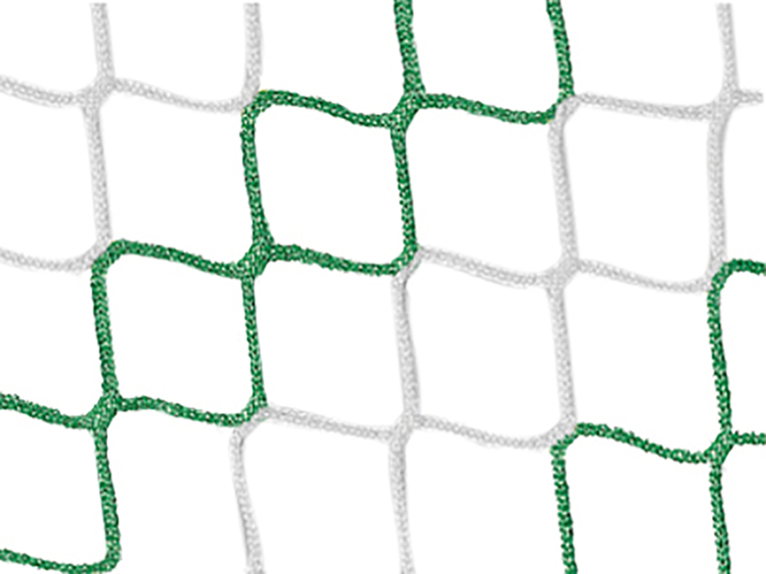 Fußball Minitornetze, Grün / Weiß, 180 x 120 cm, 45 mm