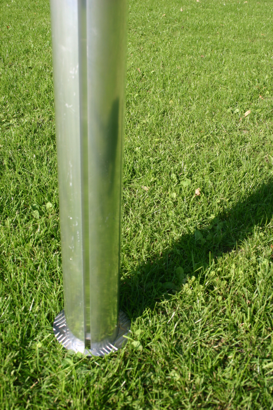 Pfostenmanschette für Fußballtore in Bodenhülsen