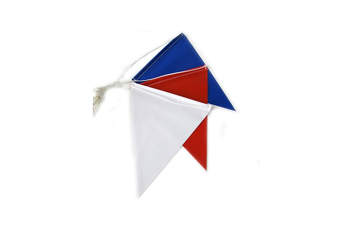 Rückenschwimm-Wimpelkette, 17 m