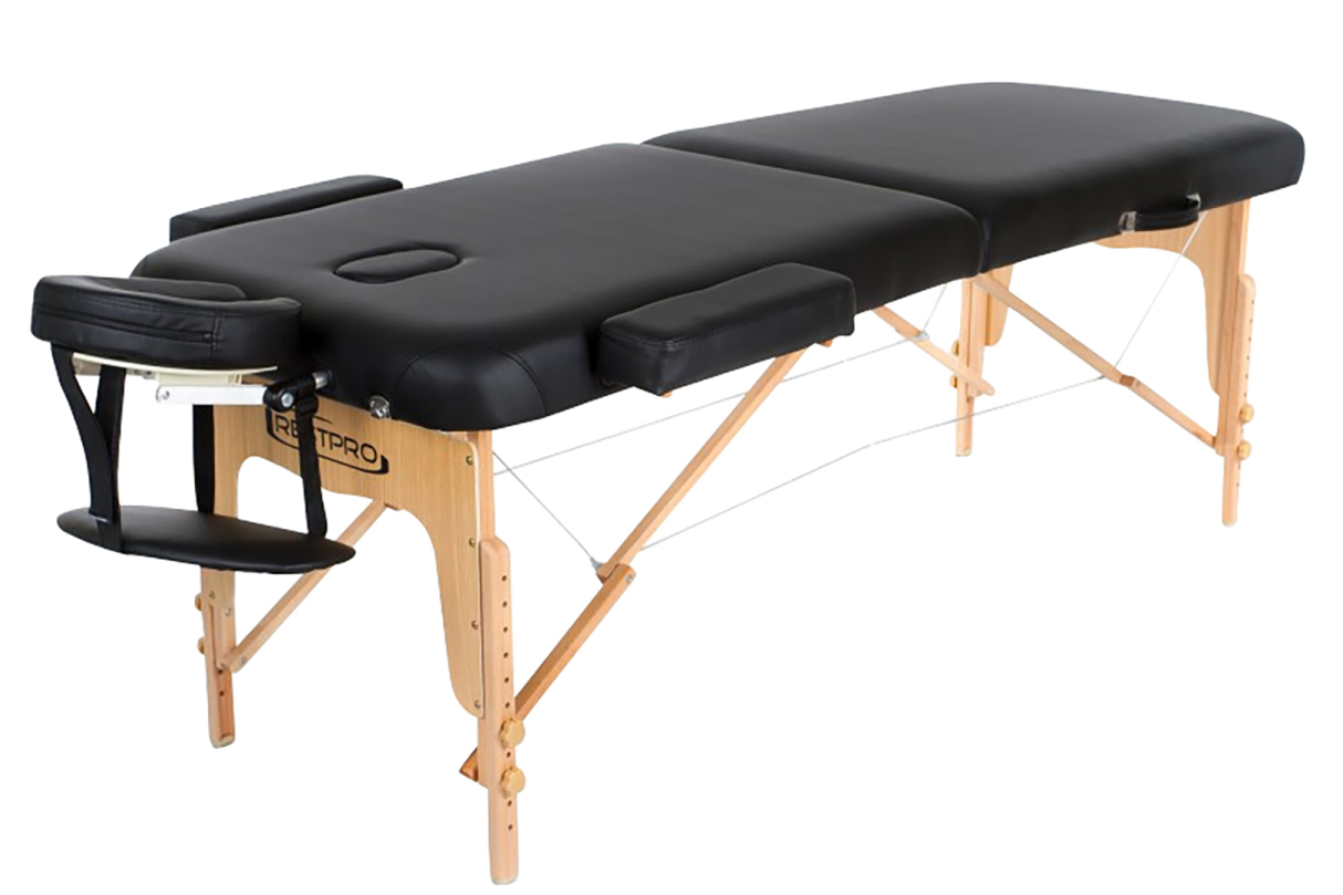 Restpro Koffermassageliege VIP, Schwarz
