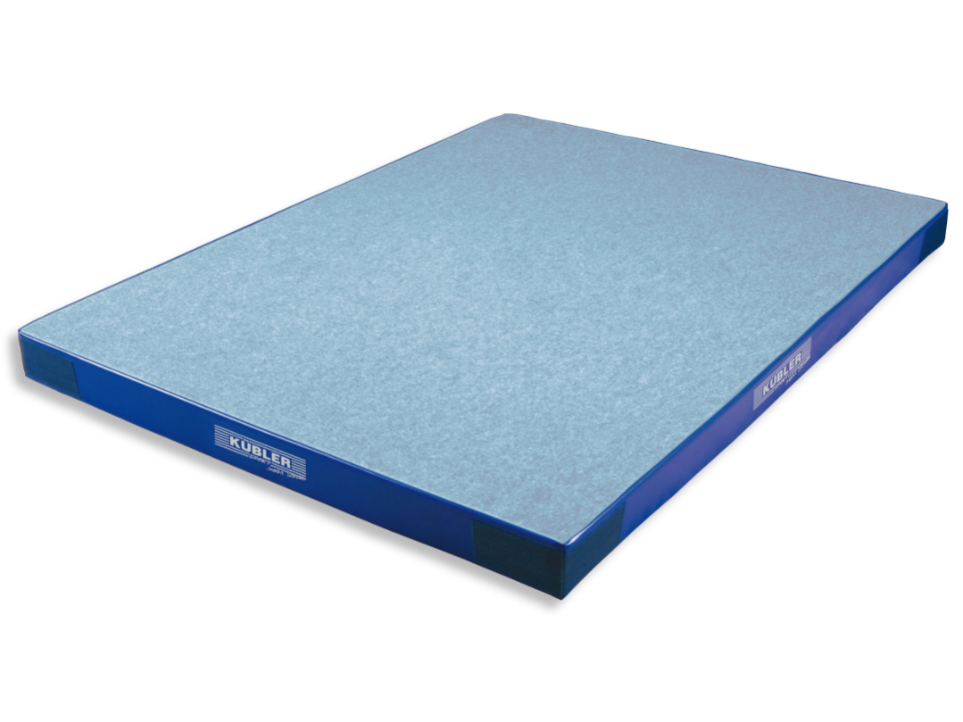 Kübler Sport Niedersprungmatte, Blau, 200 x 150 cm, 20 cm