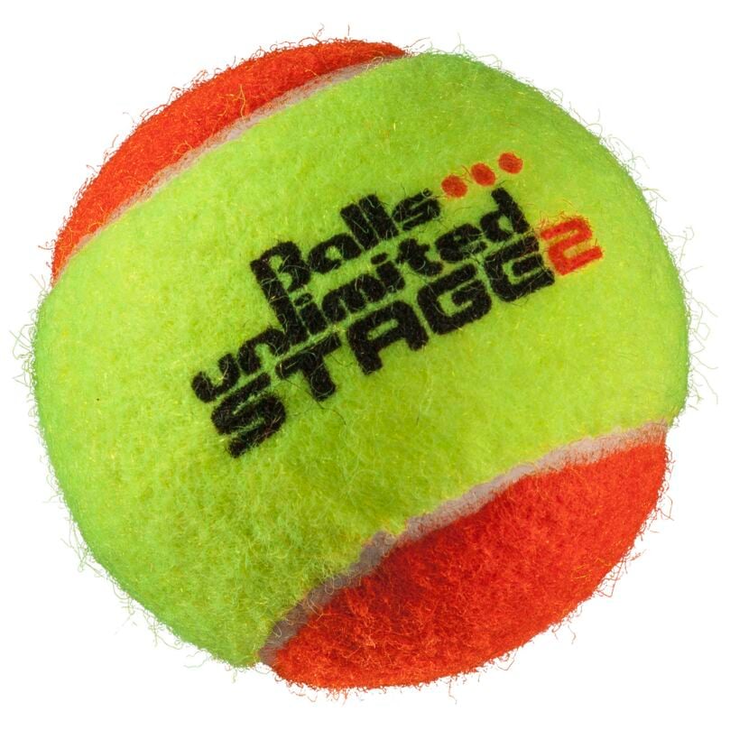 Balls Unlimited Methodik-Tennisball, 12er-Set, Stage 2