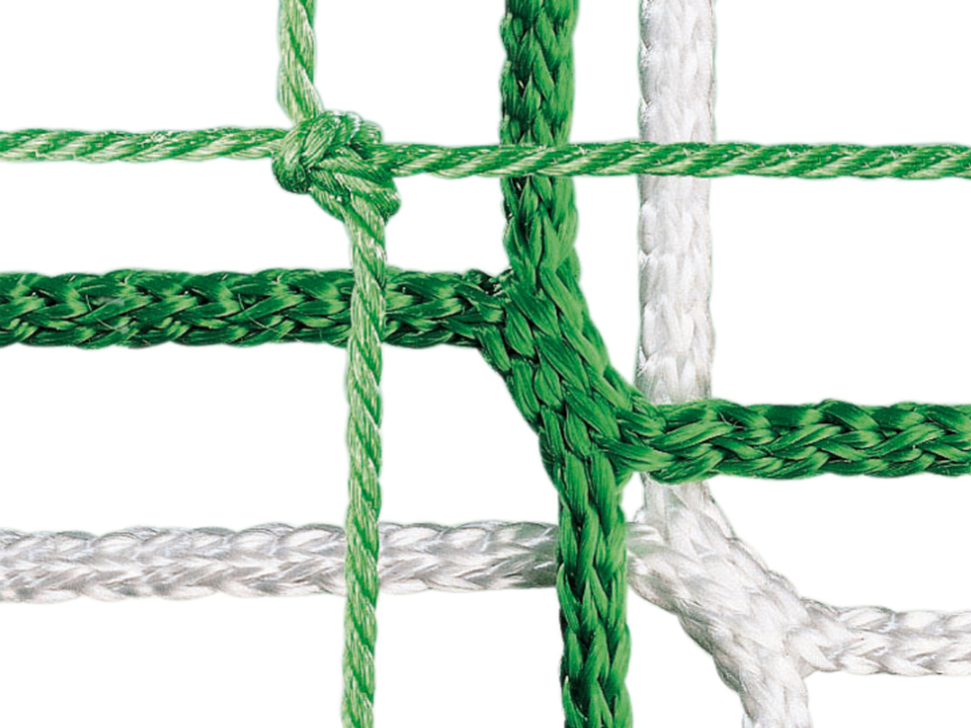 Jugend-Fußballtornetz mit quadratischen Maschen, Grün, 80 / 150 cm, 4 mm