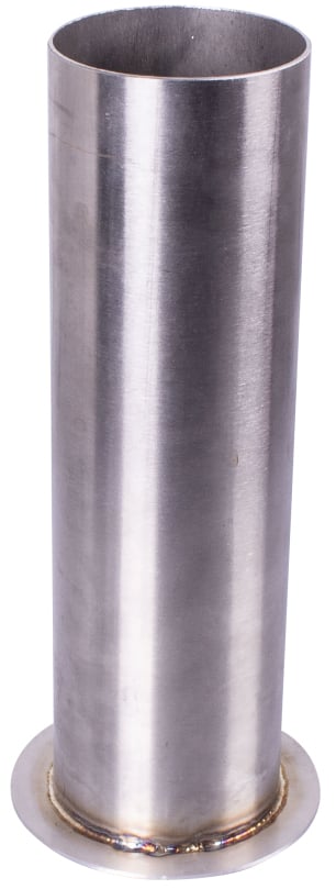 Bodenhülse aus Edelstahl, Einstecktiefe 300 mm, 83 mm rund