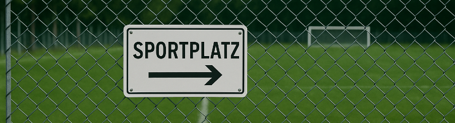 Große Auswahl an Sportplatz Schildern für Vereine zur sicheren und übersichtlichen Beschilderung der Sportanlage