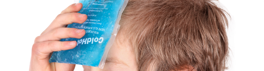 Kühlkompressen in verschiedenen Ausführungen für den Einsatz im medizinischen Therapiebedarf