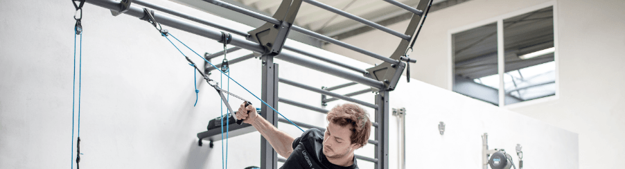 Ein Schlingentisch für die Anwendung in physiotherapeutischen Therapieeinrichtungen