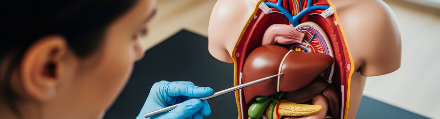 Ein Torso-Modell zur anatomischen Darstellung des menschlichen Oberkörpers für Therapiebedarf